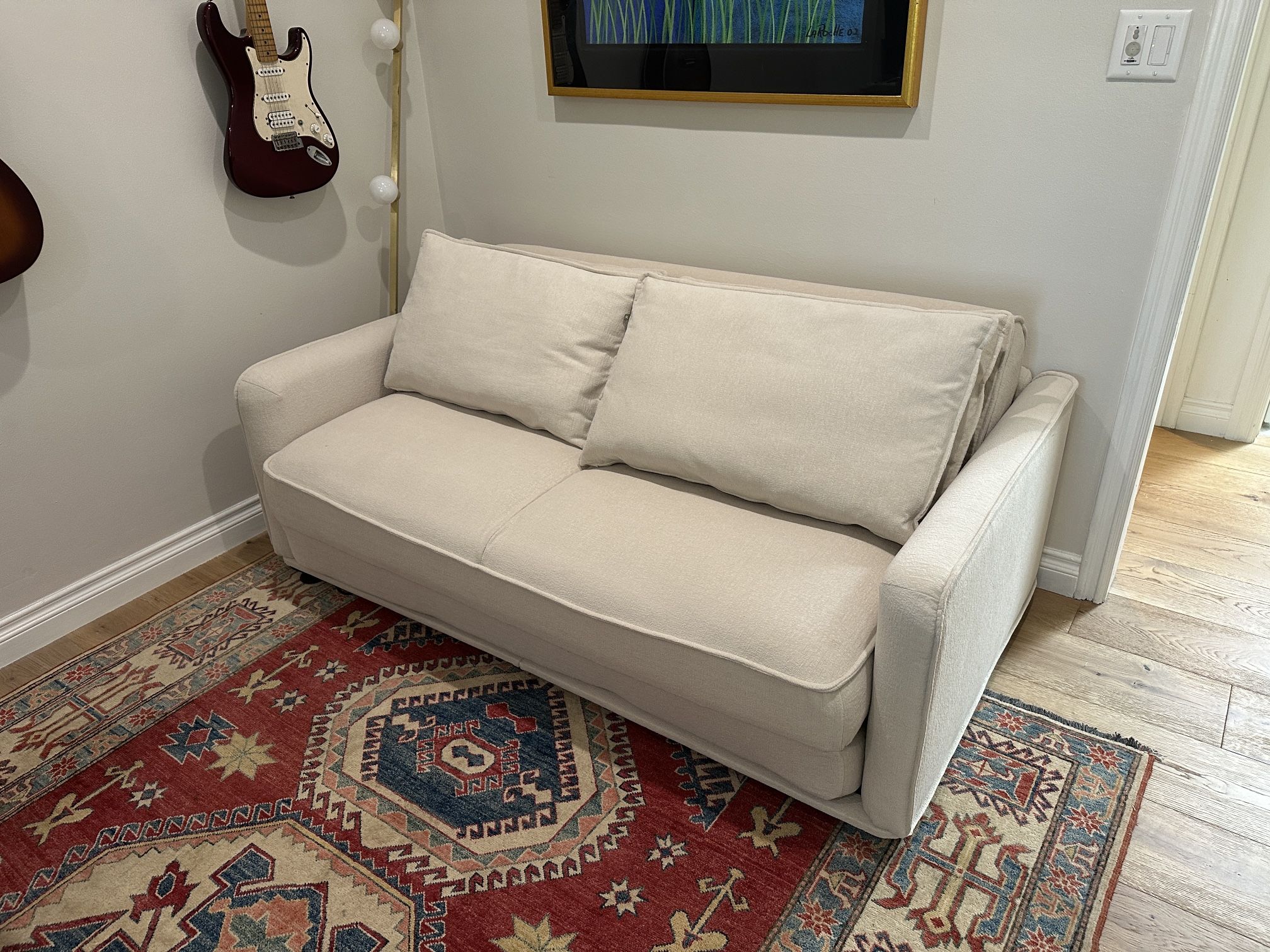 Koala Sofa Bed 70” (3 seater) Vanilla. Perfect condition 