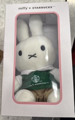 RARE ~ Starbucks Sanrio Miffy Plush Doll in box ~ 2026 USA IN HAND ~ NEW