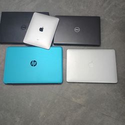 4 Laptops And An iPad As Is
