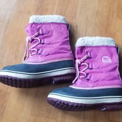 Sorel Youth Girls Snow Boots Size 3 Pink $35