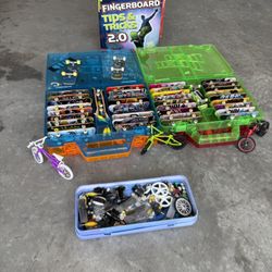 Huge Tech Deck Fingerboard Collection w/ Cases & Extras!