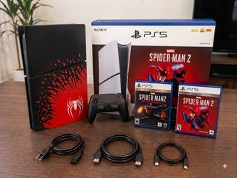 PS5 Slim Disk Spider Man Edition Bundle LIKE BRAND-NEW