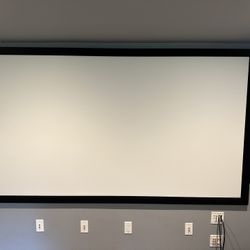 Projector Theater Movie Screen - 100” diagonal