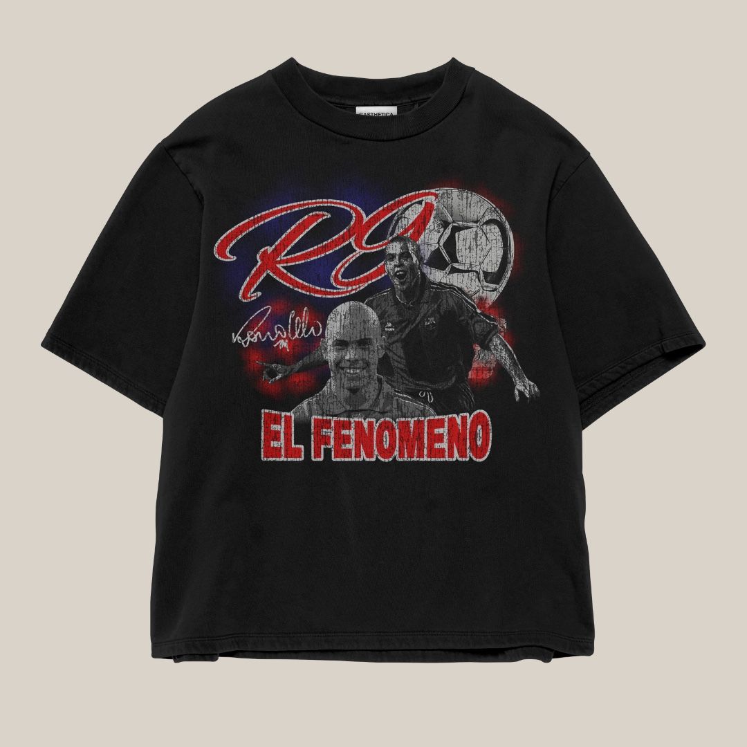 RONALDO #9 Brazil Legend Soccer T-Shirt