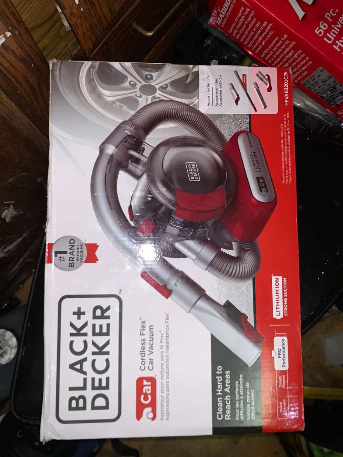 BLACK+DECKER Cordless Flex® Car Vacuum – Lithium (Brand New)