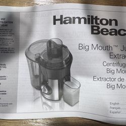 Hamilton Beach Juicer