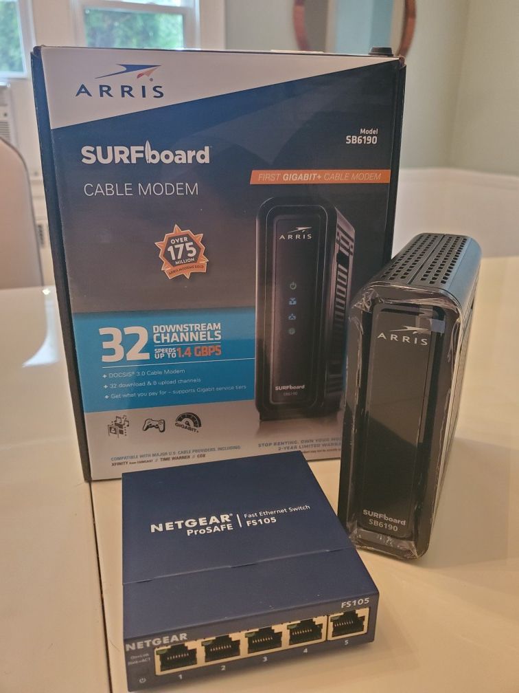 Arris Surfboard SB6190 DOCSIS 3.0 Modem