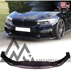 HM STYLE CARBON FIBER FRONT LIP FOR 2017 2018 2019 2020 BMW G30 G31 M SPORT