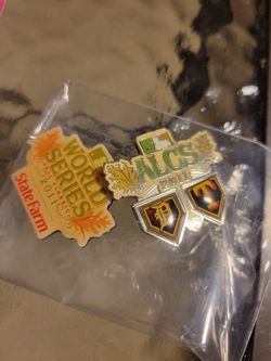 2011 Texas Rangers Alcs And World Series Pins