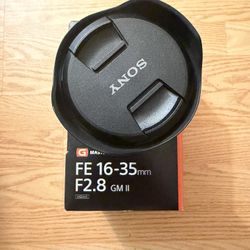Sony GM II FE 16-35mm 2.8 Lens