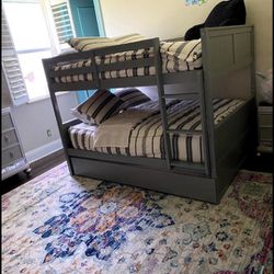Full Size Bunk Bed with twin Trundle 