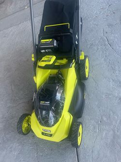 Ryobi 40V HP Brushless 20" Push Lawn Mower 6.0ah battery and charger