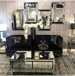 Black sofa, available in gray too‼take it home with ZERO down and ZERO interest