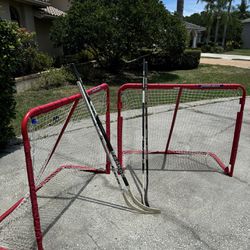 Hockey Goals/ Sticks 