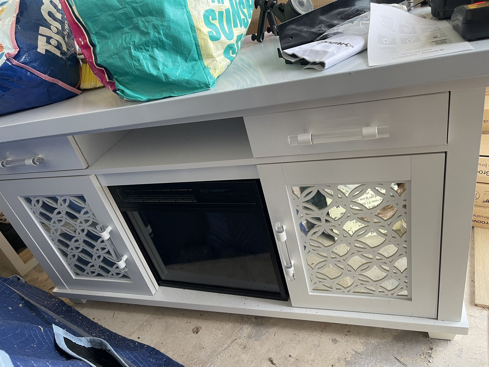Tv Stand Fireplace & Table