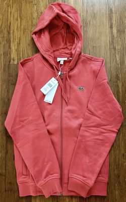 NWT LACOSTE Men’s HOODIE JACKET! CLASSIC FIT! SIZE 3/SMALL! $145!