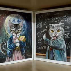 Angel Egle Wierenga Art Print Alpurr Kittenstein & Kittieleven