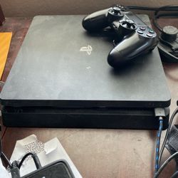 Ps4 Slim with controller and power cable