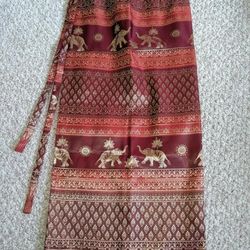 Long Skirt, Wrap Beautiful From Thailand. New.