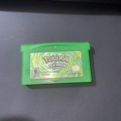 Nintendo Gameboy Advance Pokemon Leaf Green Version —Read Description—  