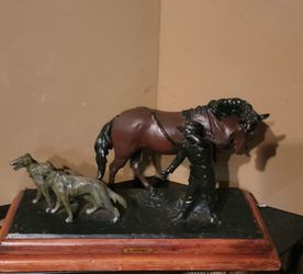 LA POURSUITE HUNTING DOGS 10x17" WIDE