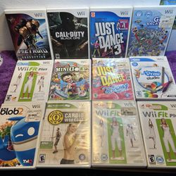 Nintendo Wii Game Lot