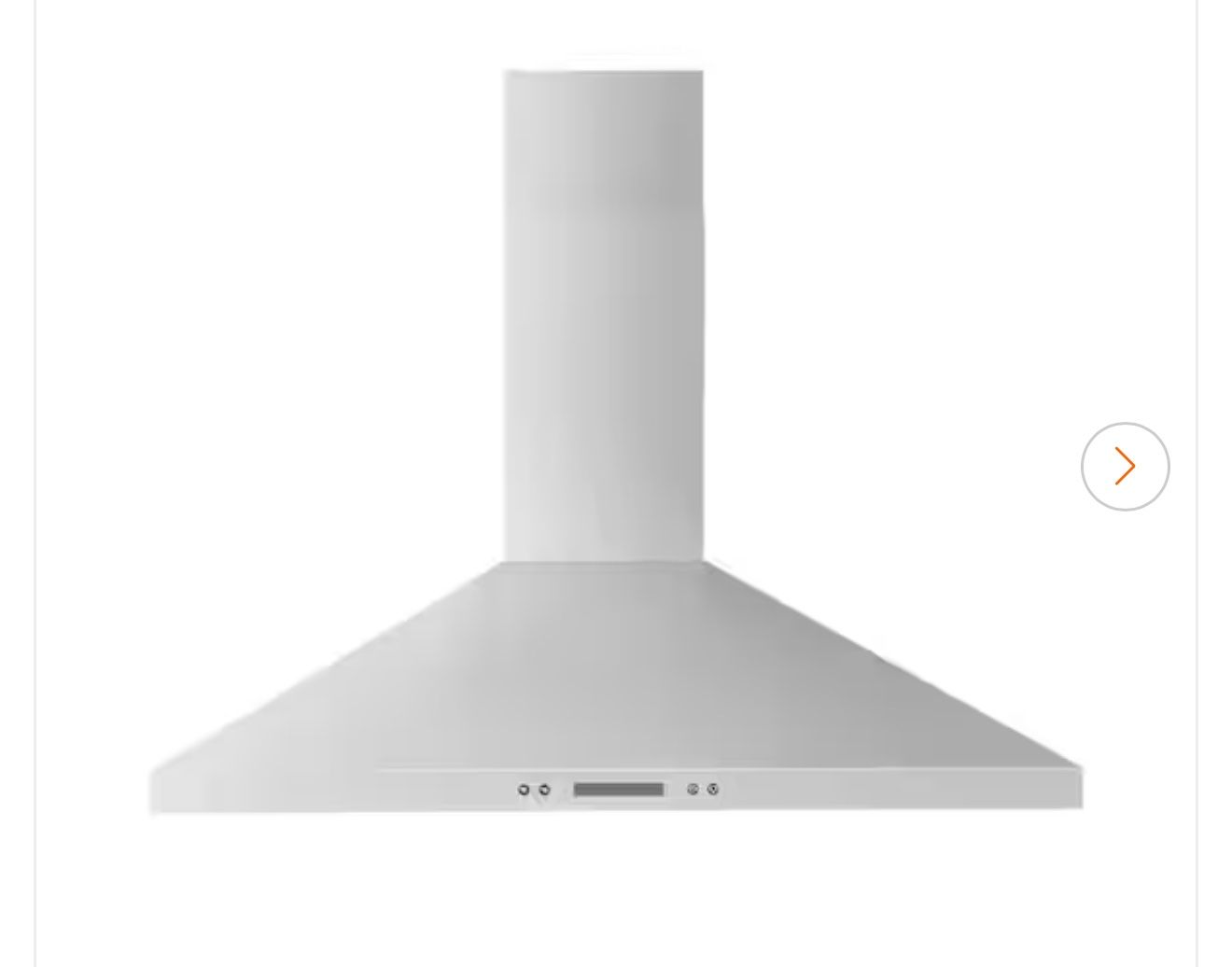 36 in. Wall Mount Canopy Range Hood in Fingerprint Resistant Stainless Steel