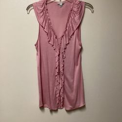 Women’s BANANA REPUBLIC Rayon/lyocell Pink sleeveless top… Size small