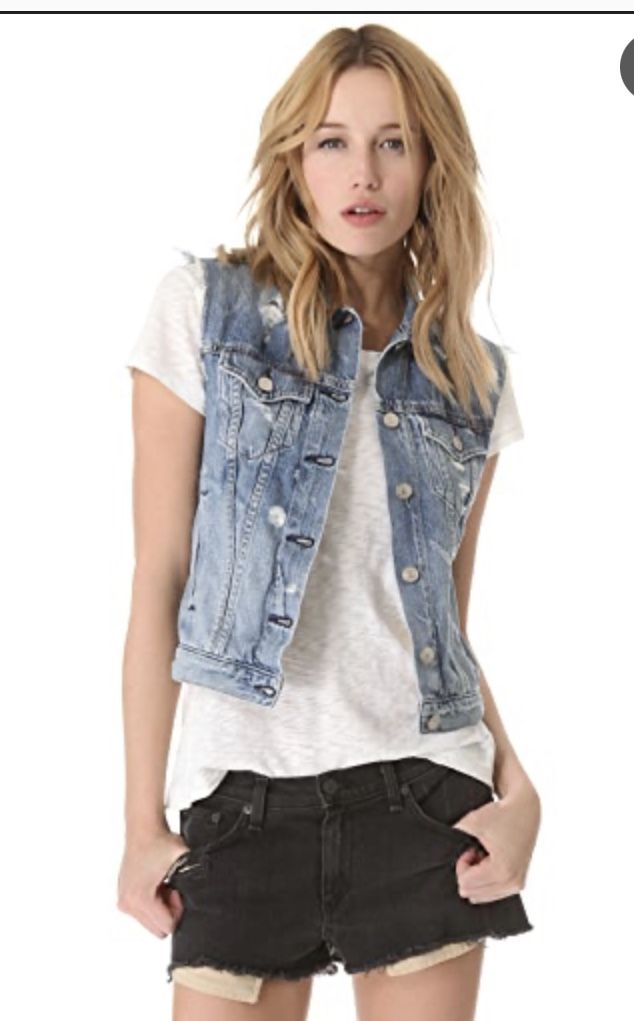 Rag And Bone Denim Jean Vest