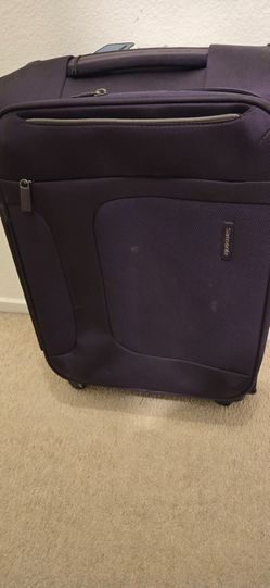 Samsonite Purple Soft-Side Rolling Luggage