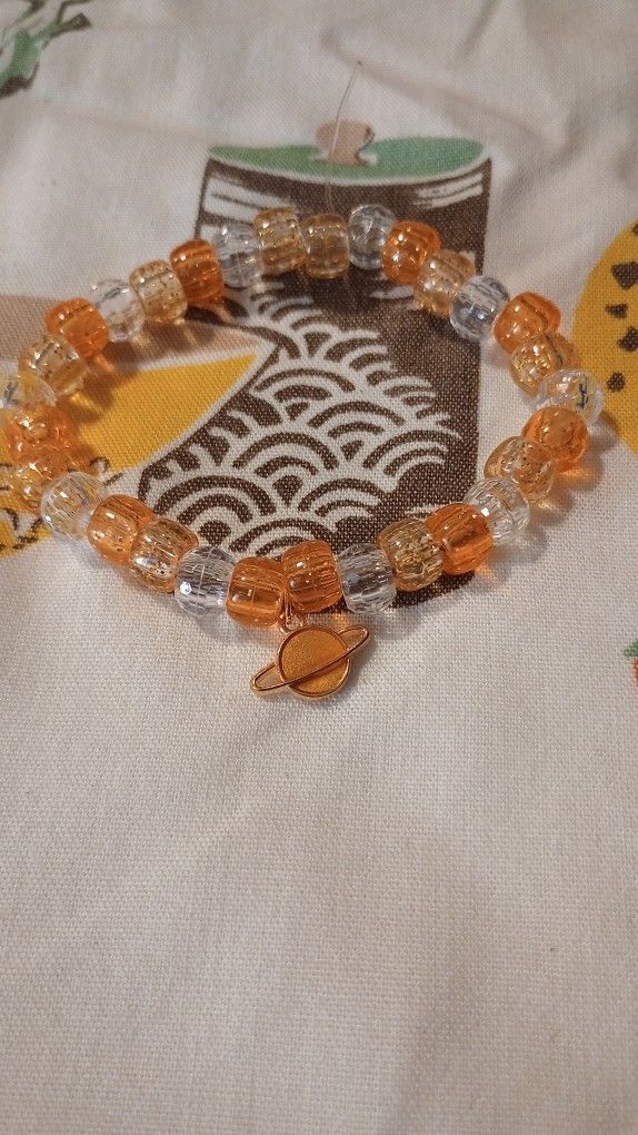 Saturn Charm Bracelet