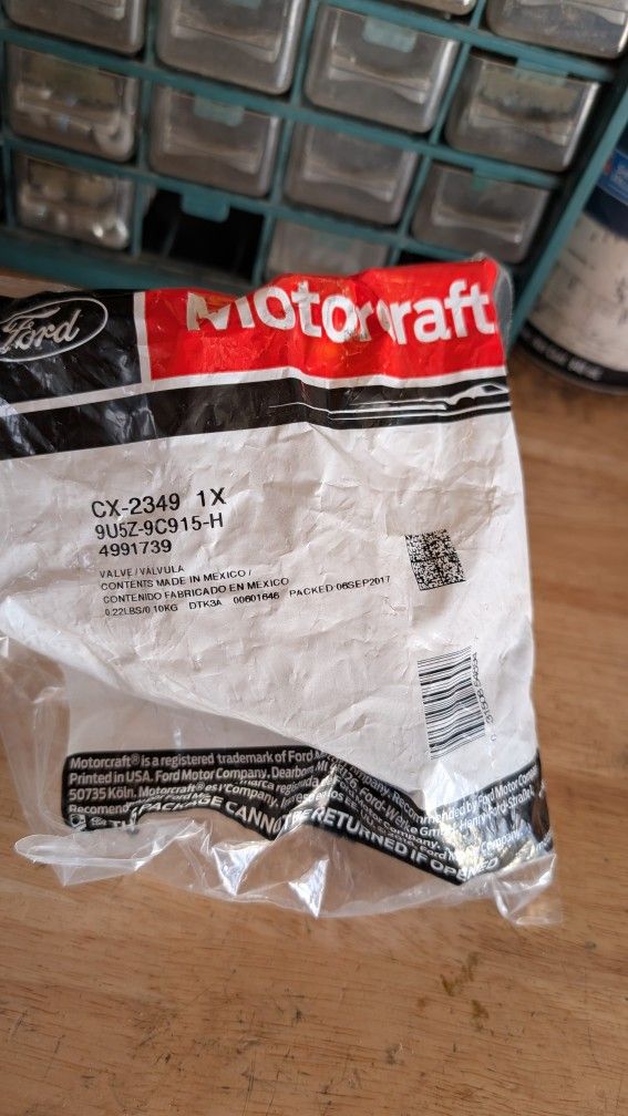 Motorcraft CX-2349 or CX2626 Fuel Vapor Canister Purge Valve 9U5Z9C915H
