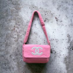 Pink & White CHANEL Bag