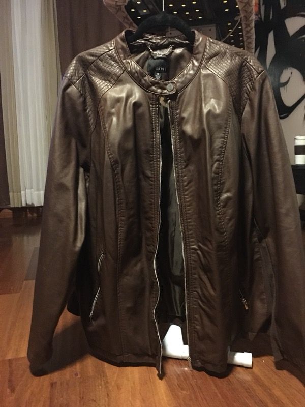 Pleather Chocolate Brown A N Jacket For In Paramount Ca Pleather Chocolate Brown A N Jacket