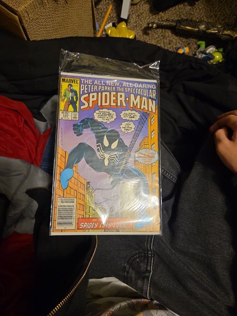 Symbiote Spiderman Comic. Will Take Slight OFFERS