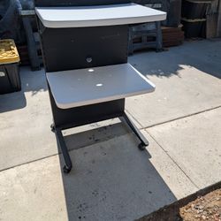 Heavy Duty Rock Shelving With Wheels In Very Good Condition