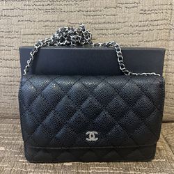 Beautiful Cross Body, Wallet On A Chain (Brand New) Amazing Quality 