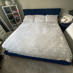 Freaking King Size Mattress, And Bed Frame