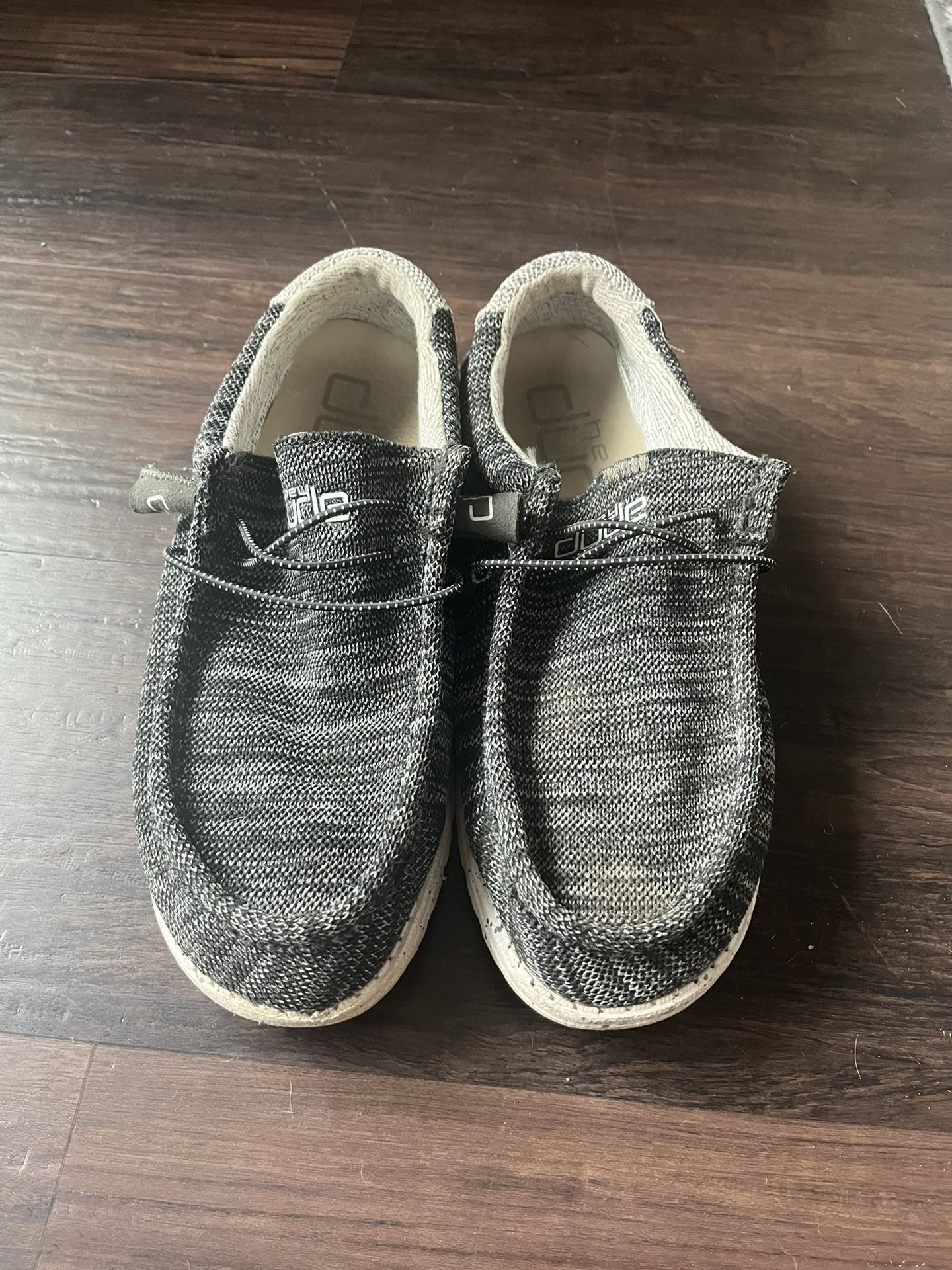 Hey Dude Size 9 Wally Stretch - Meteorite