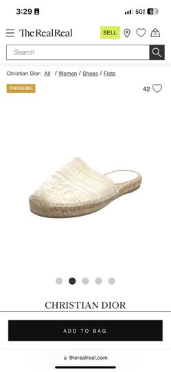 Dior Canvas Espadrille