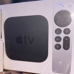 Apple TV 4K 2021 32GB  New Sealed In box  Silver Siri Touch Clip pad And Voice Remote 