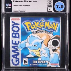 Pokémon Blue Sealed Graded 7.5