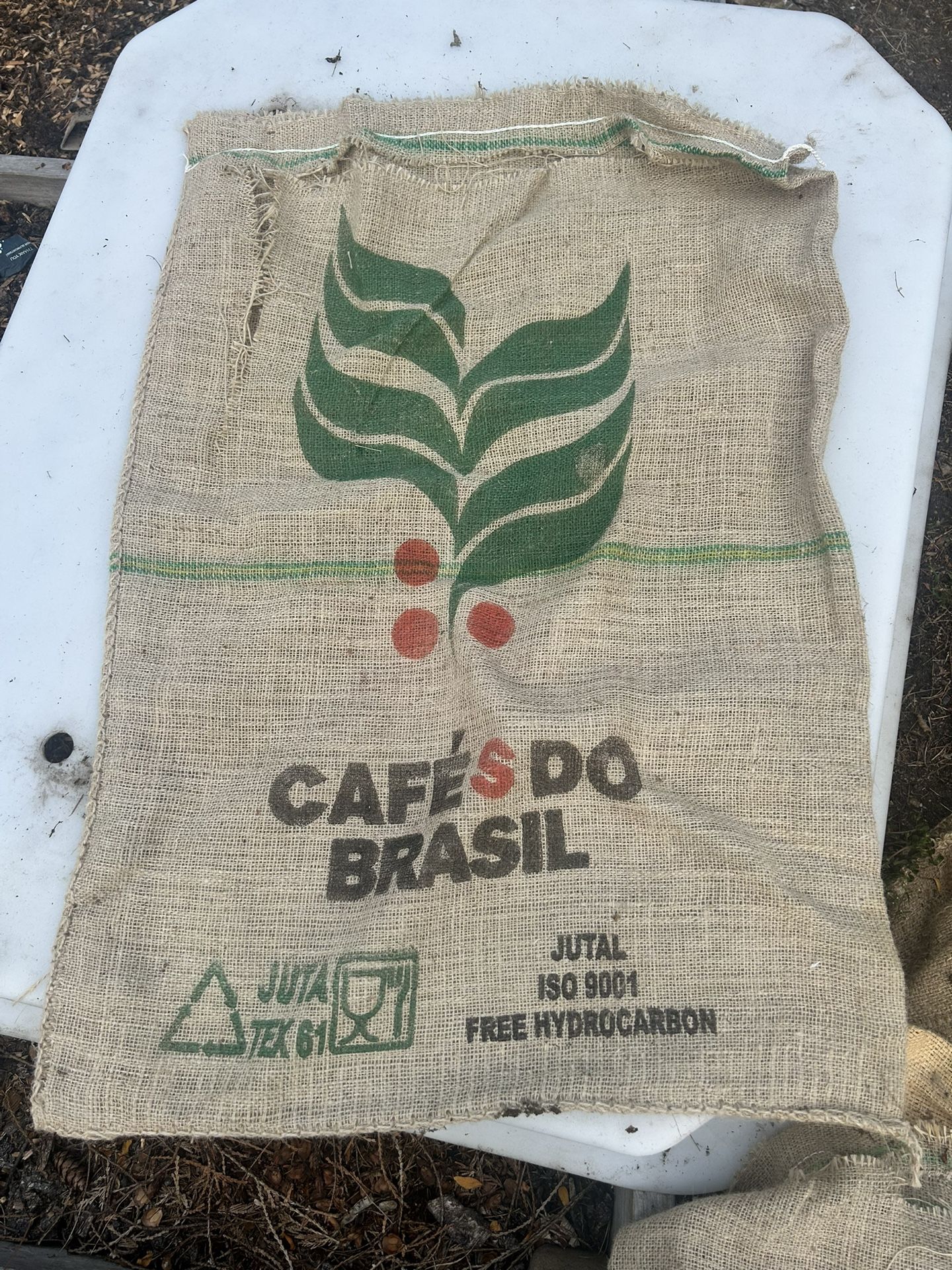 Burlap Coffee Bag