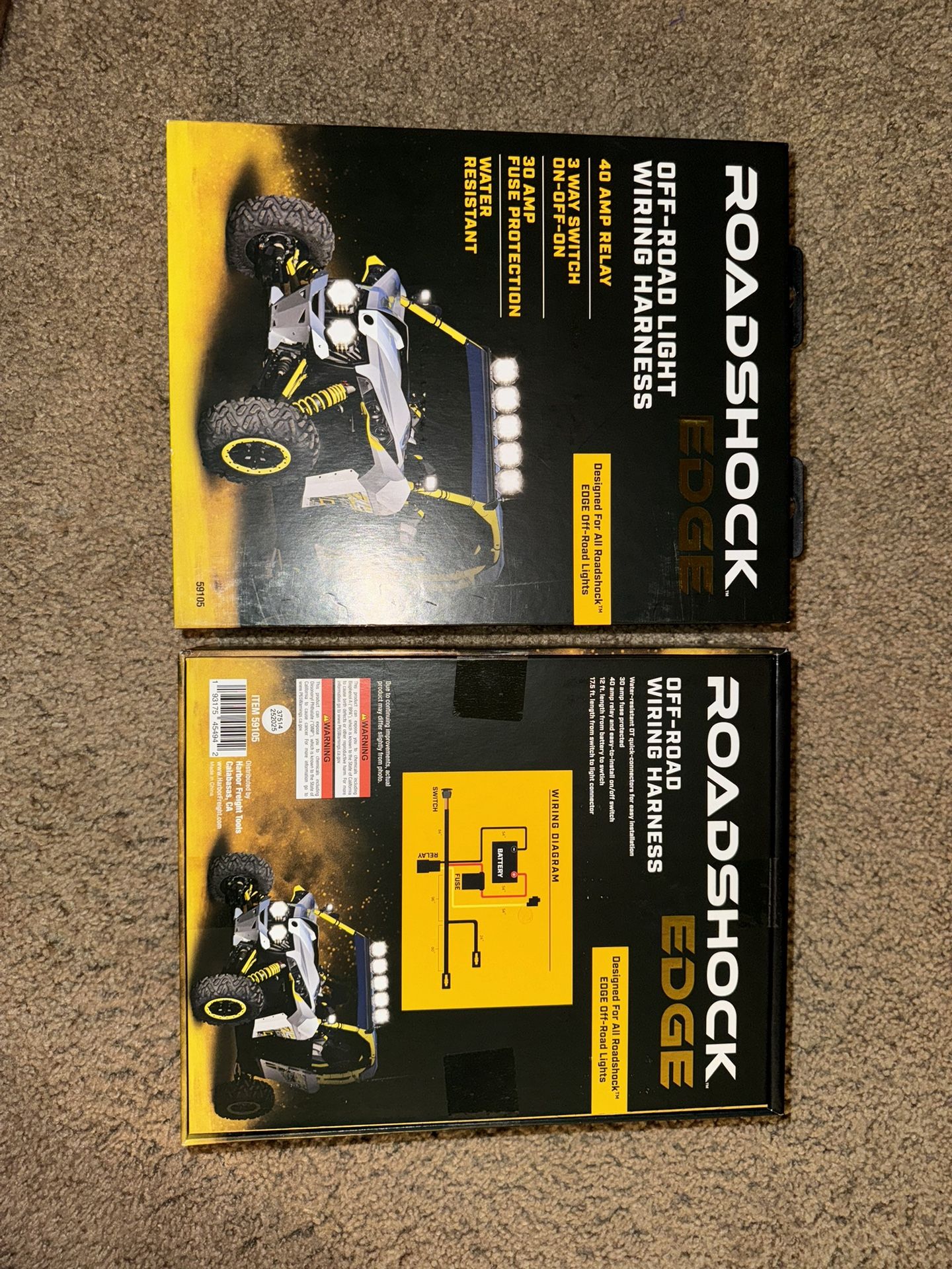 2 Off-road light wiring harness