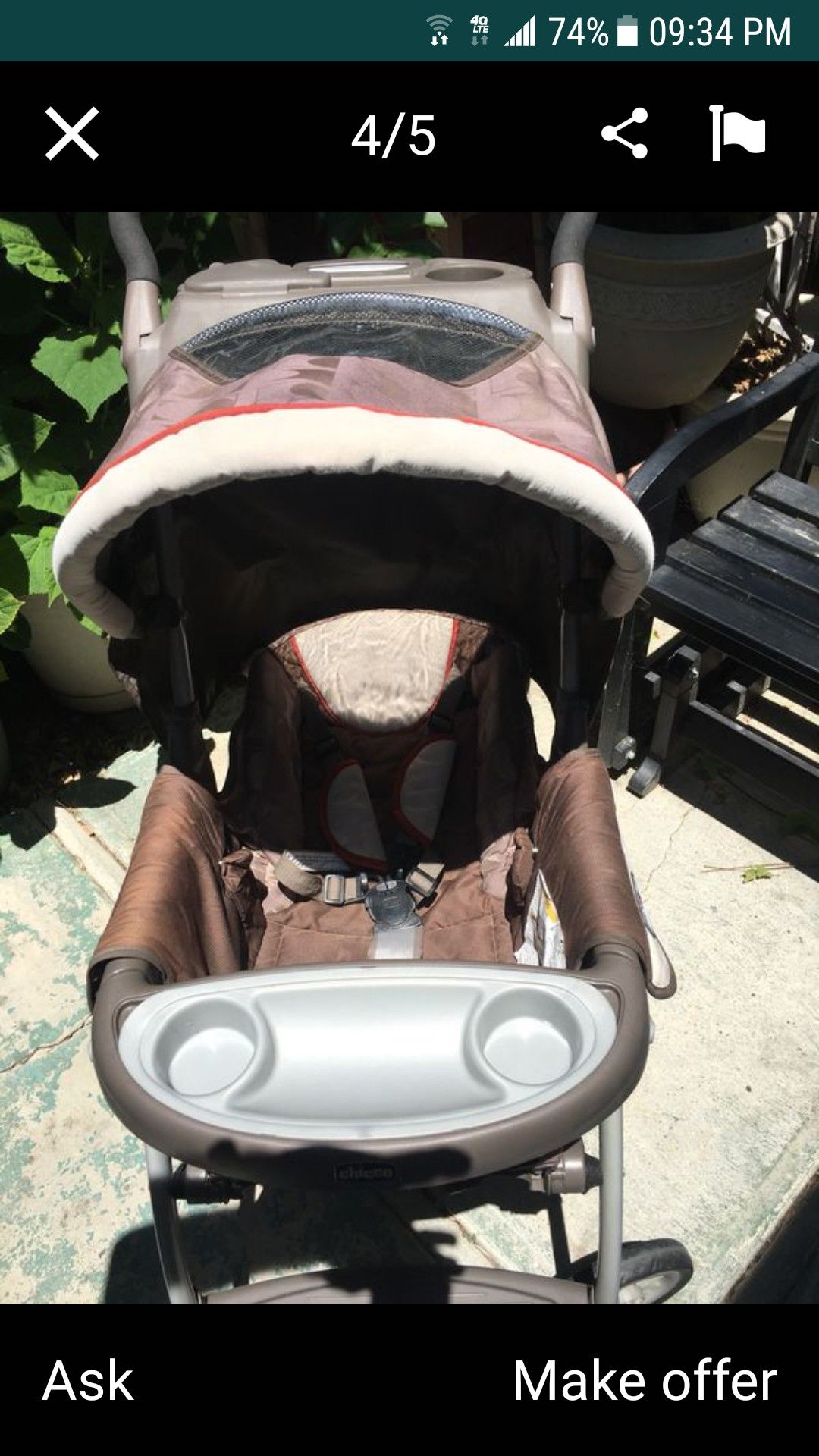 Baby Chicco Cortina Single Stroller