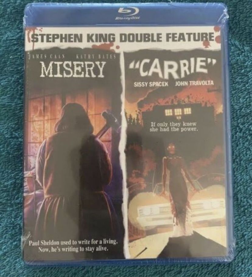 brand new sealed blu ray misery carrie bluray 