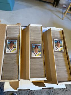 LOT of (9) 1988 Topps Baseball Card Complete Hand Collated Sets of 792. 