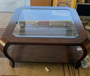 Brown center table