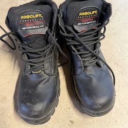 Procliff Protection Metal Free Steel Toe Boots Size 9