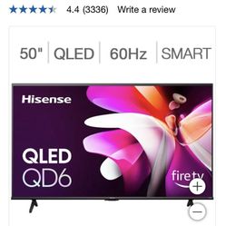 50 Inch Tv Hisense Brand  With Moving Mount 